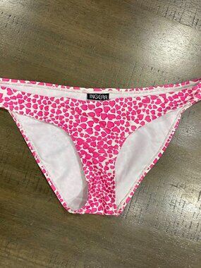 INGEAR SWIMSUIT BOTTOMS SIZE L Heart Print PINK